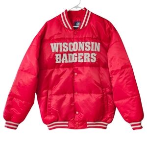NWT Wisconsin Badgers Men's Puffer Jacket Size XL NEW UW-Madison GIII Sports